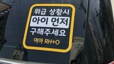 토막상식) 헬멧과 바이크에 혈액형 스티커를 붙여보자