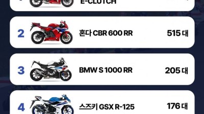 2025년 바이크 판매량 순위 1탄