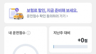 운전점수