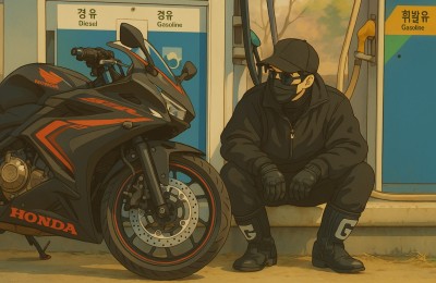 CBR500R과 올블랙